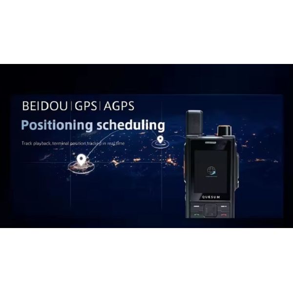 QuanSheng MP90 4G LTE Network POC Two Way Radio with Android Zello PTT and IP68 Waterproof Long Range Transmitter
