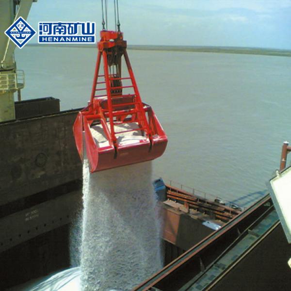 Remote Control Port Hydraulic Grab Bucket , Durable Heavy Equipment Spare Parts