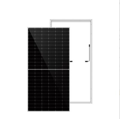Tempered Glass 550W Solar Panel For NOCT 45±2C Temperature Coefficient Of Pmax Applications