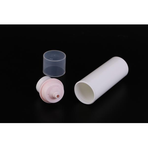 Les bouteilles cosmétiques privées d'air de pp cassent la conception d'attache pour le produit de soin pour la peau de luxe