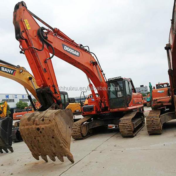 Vente à chaud de Doosan Meilleur vendeur d'occasion excavateur hydraulique à rampe DOOSAN DX380 Corée d'origine/machine de creusement d'occasion bon prix