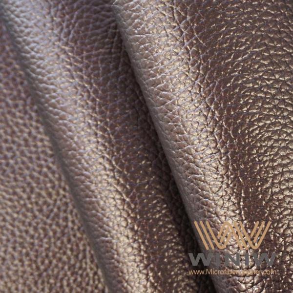 Waterproof Faux Soft Leather Upholstery Fabric Synthetic For Furniture