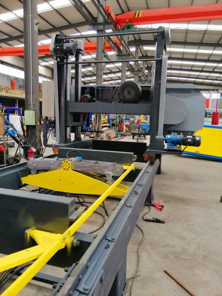 Hydraulic timber cutting automatic wood band sawmill machine, big Industrial Band Saw