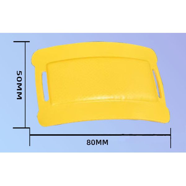 IP68 Waterproof Outdoor Working Aviation Leather RFID UHF Tag Cambered Surface Bonding Gas Cylinder UHF Tag