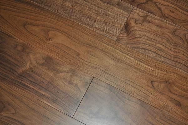 natural solid black walnut parquet flooring