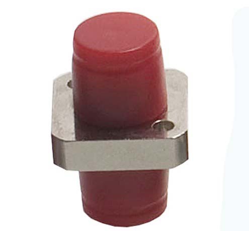 FC SM UPC Fiber Optic Adapter with Flange , Square Unibody Type