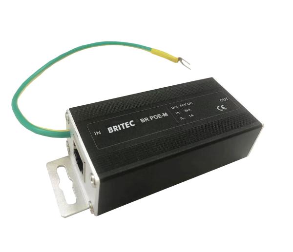 BR-POE-M POEカメラ 信号サージアレスタ ネットワークサージプロテクター rj45 サージ保護 poe 雷