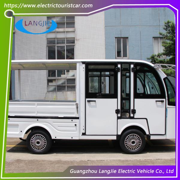 White Hospital Electric freight Car 20% Climbing Ability 30km/H Max Speed for Park