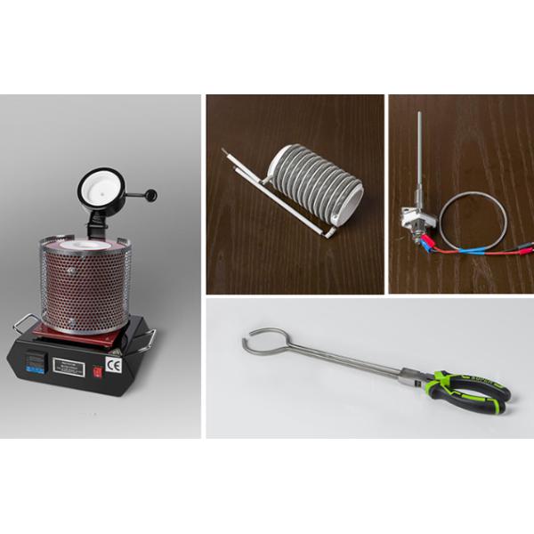 Размер плавя печи драгоценного металла цифрового контроля небольшой для отливки ювелирных изделий