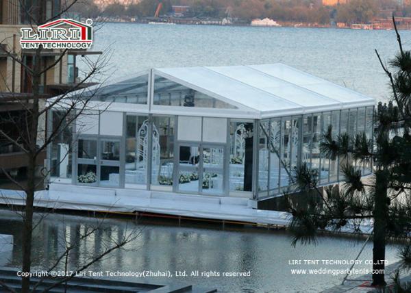 650g/Sqm Clear Wedding Banquet Tents With Aluminum Frame