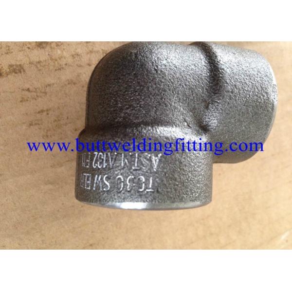 Carbon Steel Forged Pipe Fittings 90° 2” Elbow 3000 PSI NPT A105
