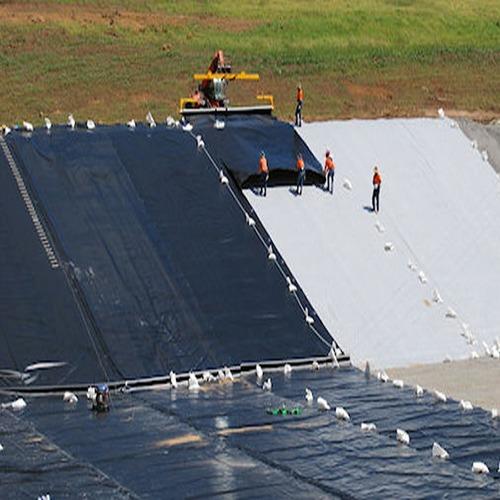 High Density Polyethylene Smooth HDPE Geomembrane Waterproof Barrier For Sealing Ponds, Landfills