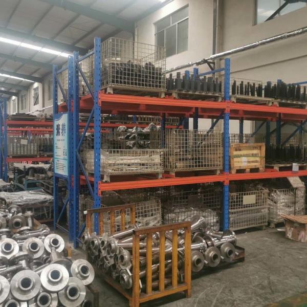 Coated Warehouse Rack For Heavy-Duty And Customizable Industrial Storage