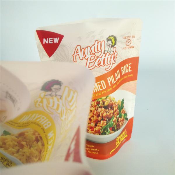 VMPET 12C PE Food Packaging Bag SGS With Zipper Hot Food Cakes