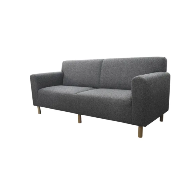 Modern 2 Seater Fabric Sofa, Commercial Grade Hotel Lobby Sofa for Public Area,