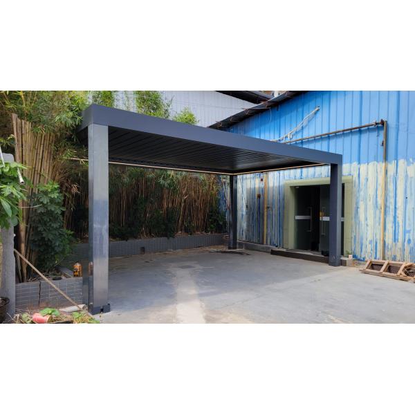 Outdoor patio intelligent retractalbe aluminum blade pergola