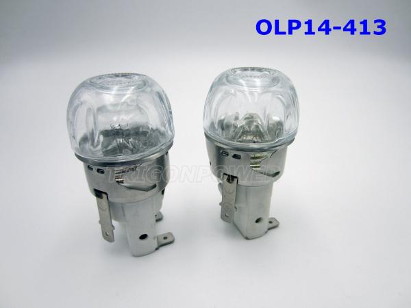 Full Transparent Oven Lamp Holder OLP 14-413 Hemisphere Shape For Electrical