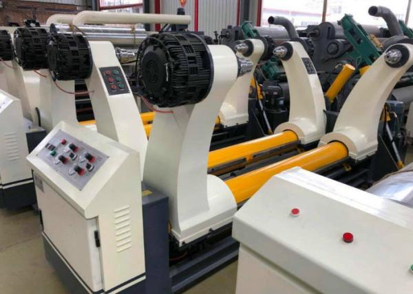 Shaftless Corrugated Cardboard Making Machine Hydraulic Drive Width 1400-2800mm 0.8Mpa