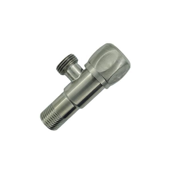 Household Brushed Faucet Angle Valve For Kitchen Sink 10*5.5*3.5 170g