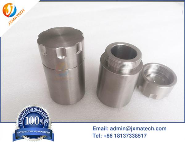 90WNiFe Machined Tungsten Heavy Alloy Crucibles 630MPa High Performance