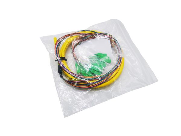 18 Colors Fiber Optic Pigtail 3Mts Fanout Tight Buffer SC G657A1 LSZH 0.9mm