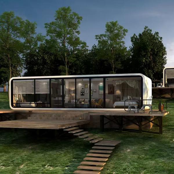 20FT 40FT Modern Design Garden Living Cottage Modular Outdoor Apple Cabin House Container
