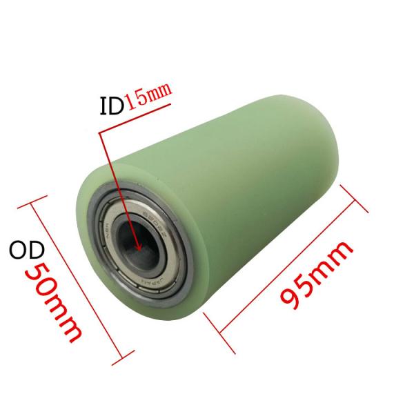 Muller Weaving Loom Spare Parts Ribbon Loom Pinch Roller Polyurethane Rubber Wheel