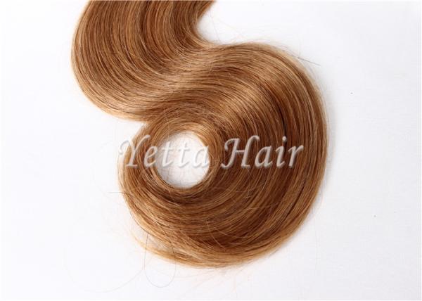 Brown nenhum cabelo químico do Virgin do brasileiro de 100%/cabelo humano molhado e ondulado