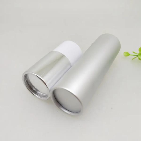 Трубка ядра бумаги Kraft трубки Biodegradable цилиндра серебряная бумажная косметическая упаковывая