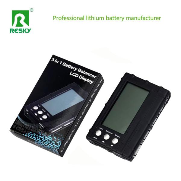 RC Accessories LCD Display 2-6s Lithium Battery Voltage Meter Tester Balancer