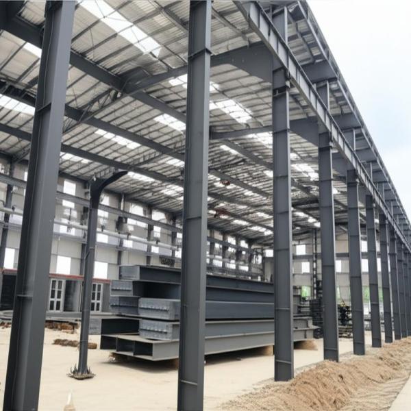 Fabricación de estructuras de acero prefabricadas, diseño industrial, almacén, comercial