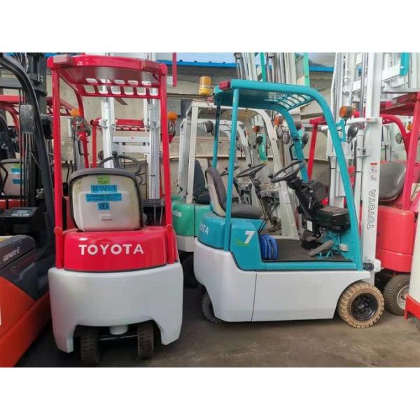 Counterweight Toyota FB20 Electric Second Hand Forklift 2 Ton