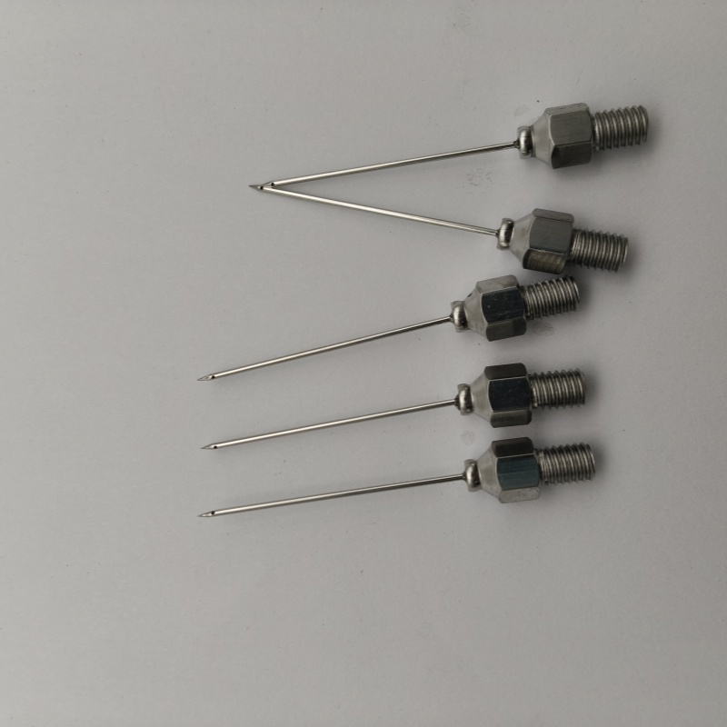 Medical Triangular / Four Sided Blunt Needle Sandblasting Corrosion Resistant