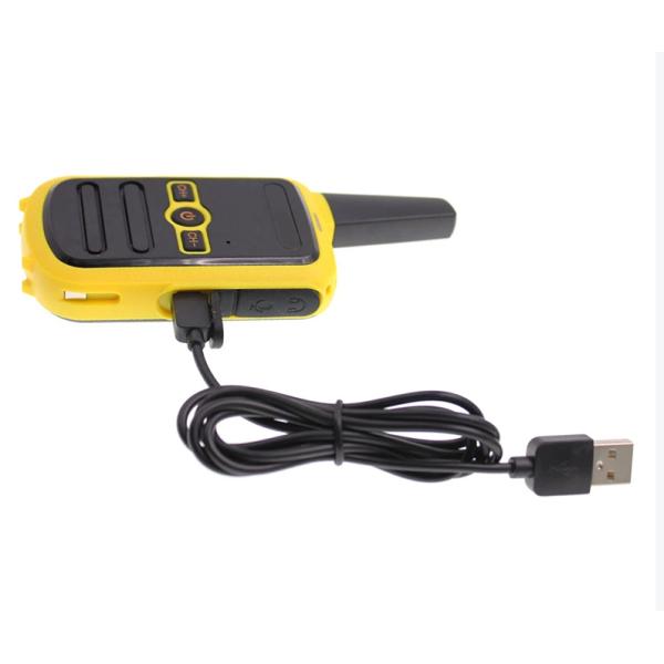 Portable FRS Hands Free Mini 2 Way Radio Walkie Talkies Rechargeable For Adults