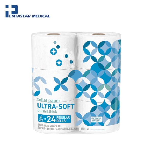 wholesale super soft touch one ply industrial silky toilet paper tissue paper 2 ply toilet paper