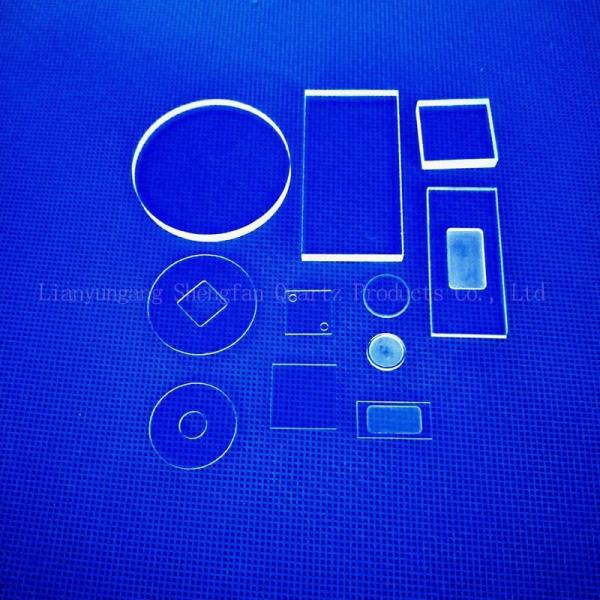 High Transmittance Quartz Glass Plate Transparent Cutting For UV Light