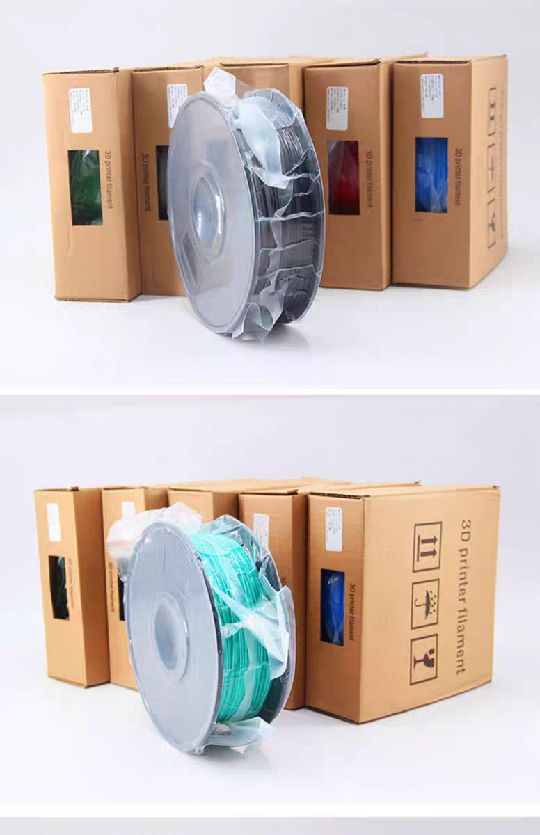 Basic Color PLA 3D Printer Filament 1.75mm Diameter 1kg Spool Smooth Surface Finish Material