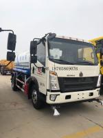 Manual 10000L 4x2 Water Tank Truck With Front Rear Sprinkler