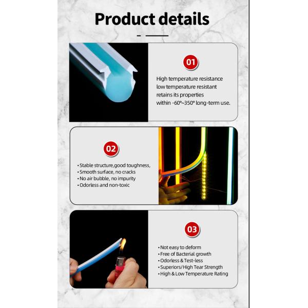 12v/24v/120v/240v светодиодные неоновые полосы режущий розовый / синий кремний для DIY рождественские огни