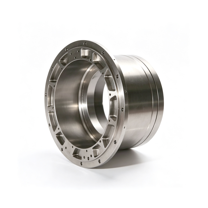 Aerospace Machined Components CNC Turn Mill Aerospace Flange Housing