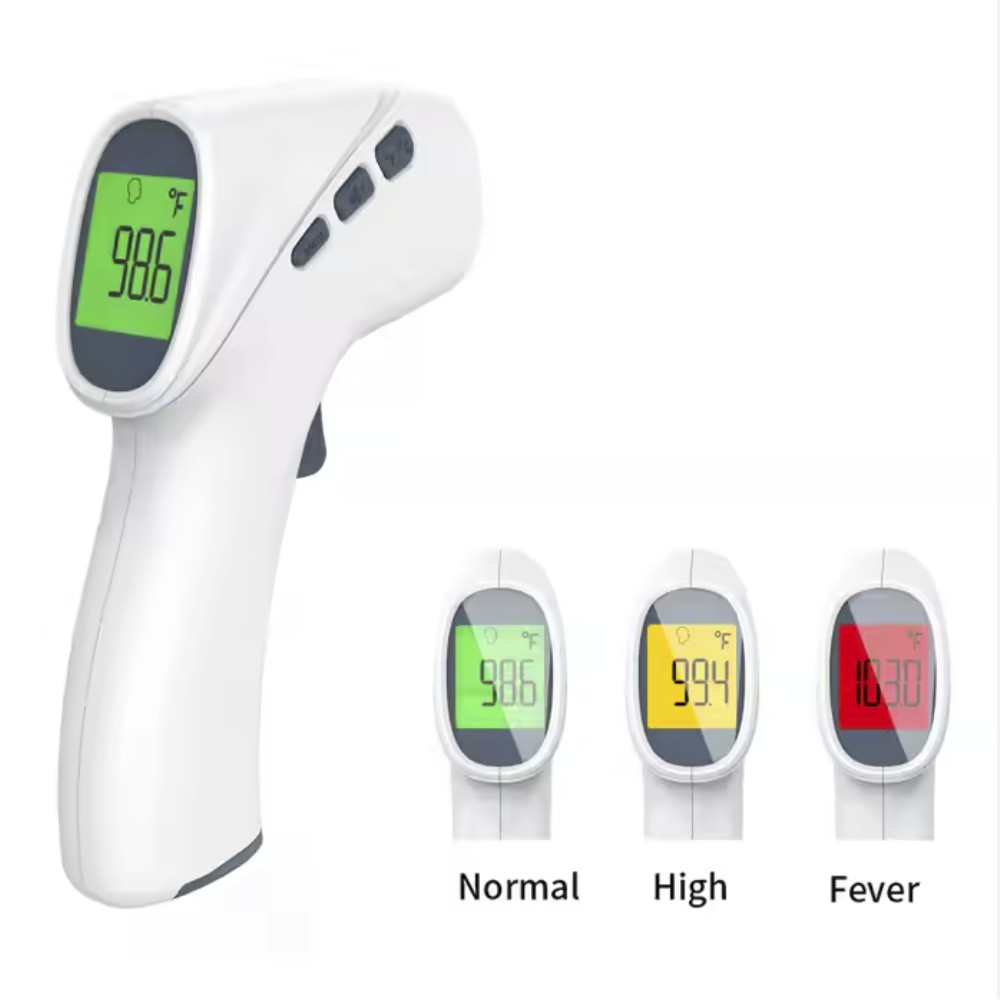3VDC No Contact Forehead Infrared Thermometer 3cm - 5cm Measuring Distance