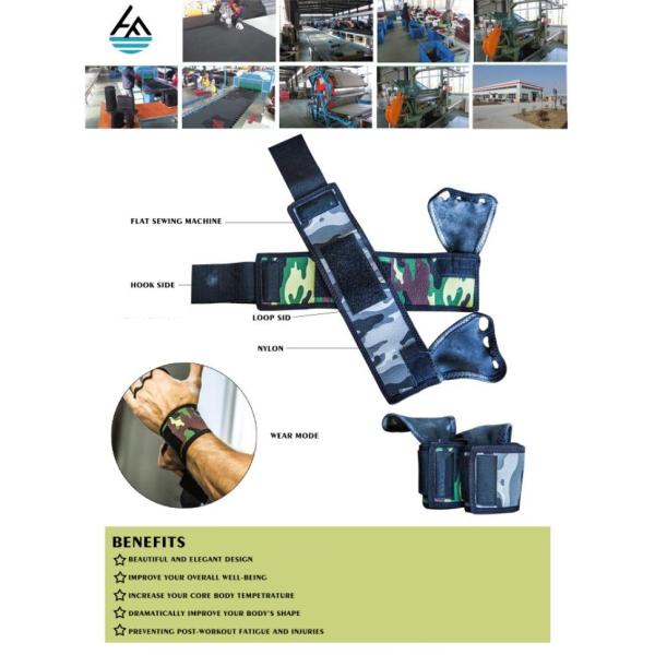 3mm Neoprene Weight Lifting Wrist Wraps Crossfit With Hand Grip Three Finger Holes