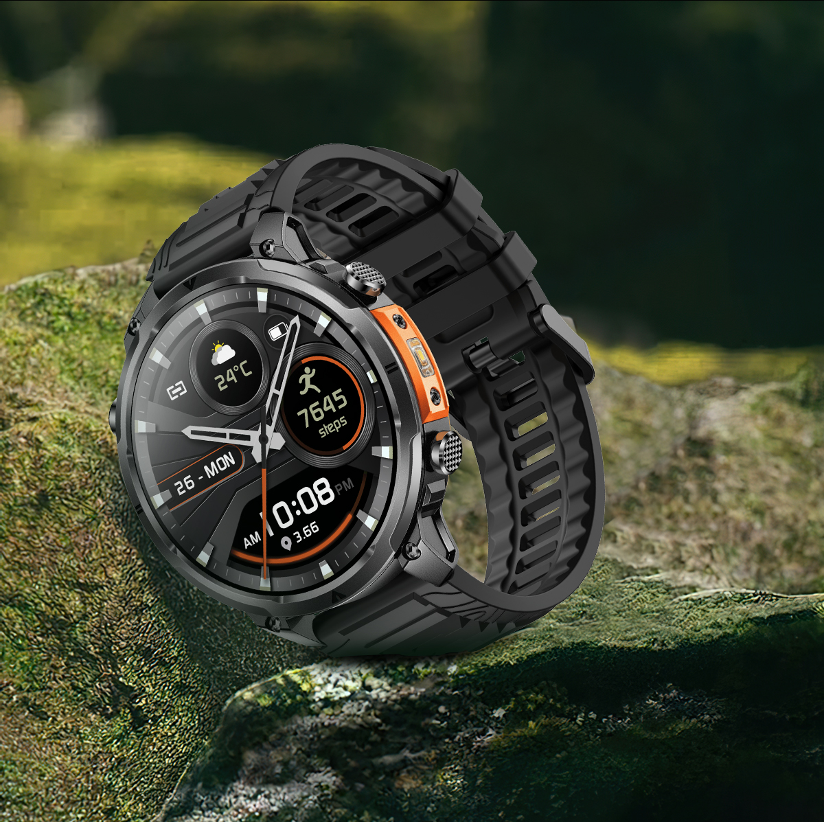 Smart Watch 2026 MK100 GPS 44-49mm TFT HD Screen Ultra High Precision Outdoor IP68 Fitness Tracker Multisport Tracker for Men