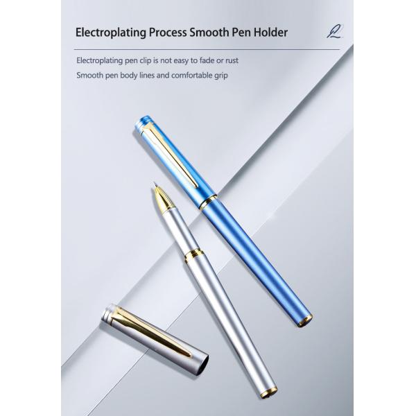 Bureau Entreprise stylo gel métallique Ecriture lisse stylo neutre Logo personnalisé