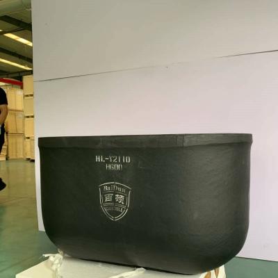 Chemical Resistant SiC Graphite Crucible Melting For Copper Bottom Diameter Customized