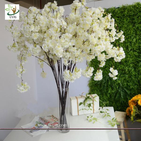 UVG CHR129 pink fake cherry blossom tree decorative branches for wedding table decoration