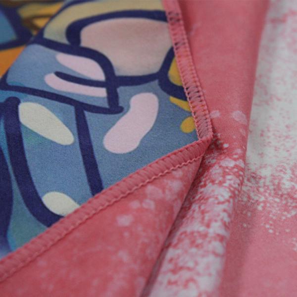 Дополнительный большой песок свободное Packable занимается серфингом пляжный полотенце Microfiber с сумкой сетки