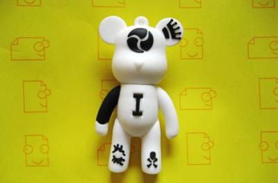 Movimentações bonitos do flash de USB do urso bonito da violência