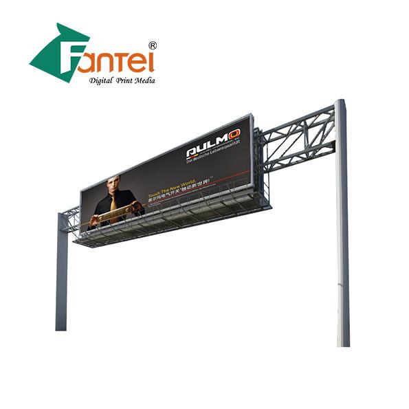 PVC UV Flexãoão Bandeira 340gsm da tinta das bandeiras exteriores do PVC dos materiais da placa