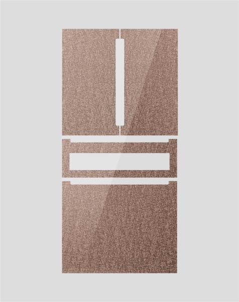 Scratch Proof Tempered Glass Refrigerator Door Panels With UMI Technology
